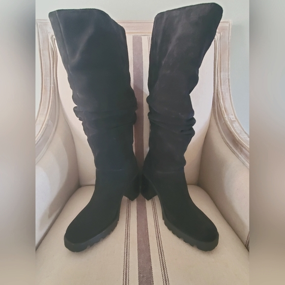 Women's Harley Davidson Boots, SUEDE, Black, 7.5 - Picture 6 of 6